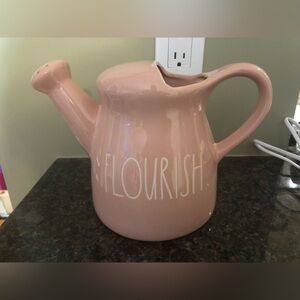 Rae Dunn Artisan Collection ‘Flourish’ Pink Watering Can